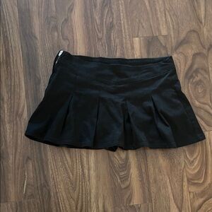 Refuge Black Mini Skirt